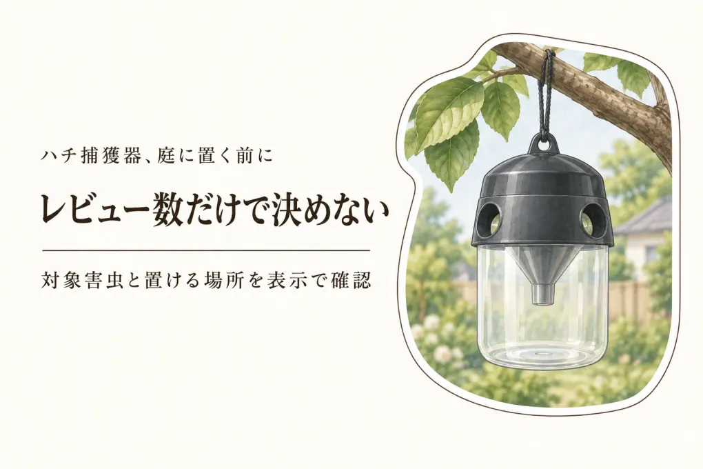 ハチ捕獲器人気ランキング｜庭の果樹・生ごみ置き場に合う商品をレビュー数順で比較